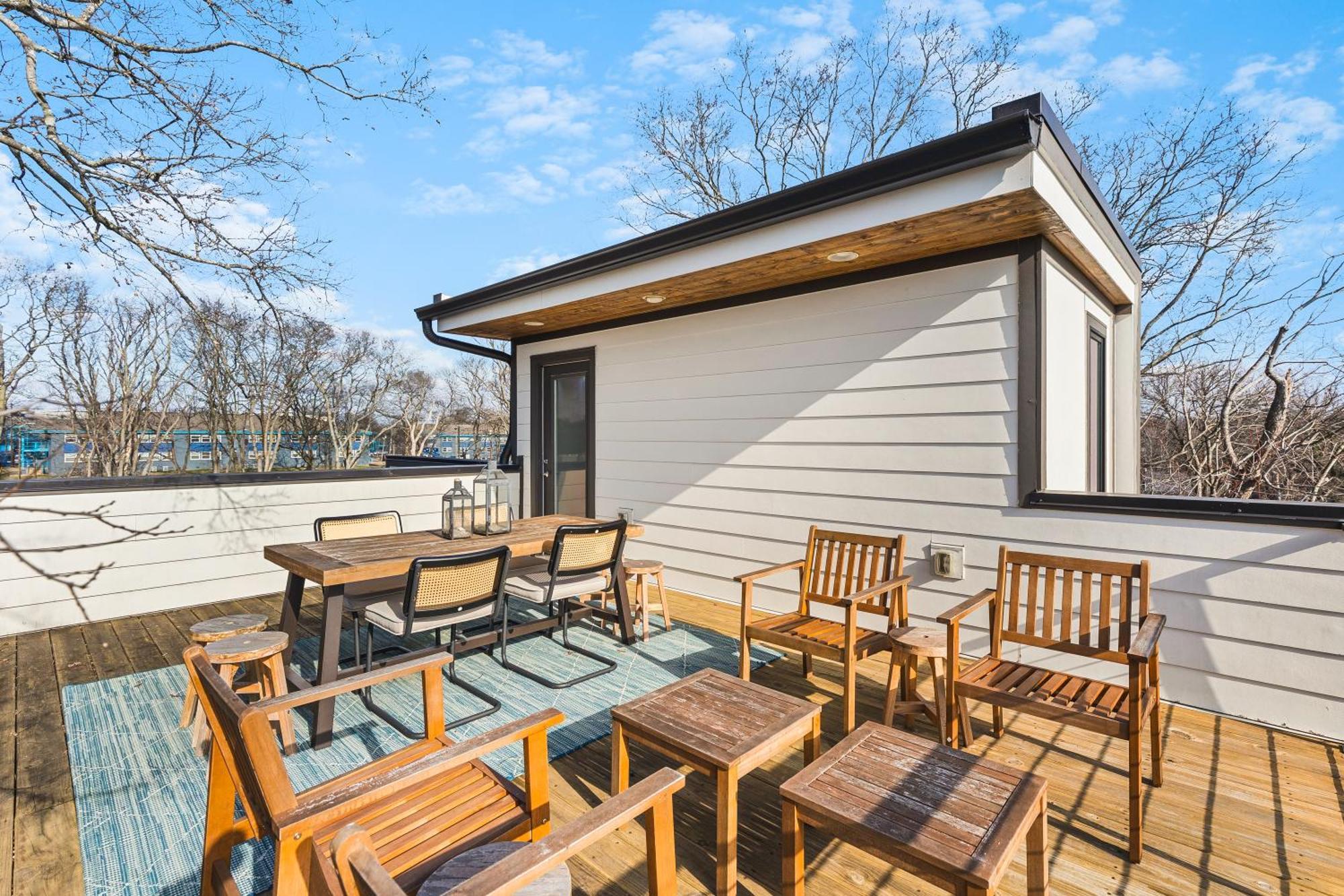 Modern Luxury Rooftop Deck, 3 Mi To Downtown Nashville Exterior foto